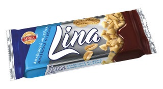LINA Mléčná Arašídová 50g cena za kartonové balení