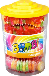 Bombi Roksová lízátka 8g cena za kartonové balení