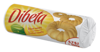DIBETA věnečky vaječné 100g DIAT cena za kartonové balení