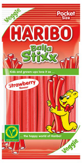 Haribo Balla Stixx Strawberry 80g