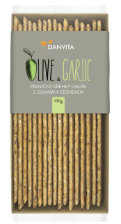 DanVita Krekry Oliva-Česnek 130g