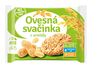 Ovesná svačinka Arašída 40g cena za kartonové balení