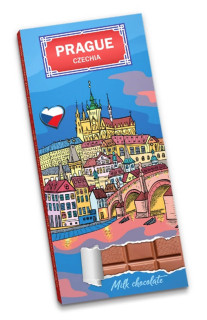 Čokoláda Praha mléčná 100g