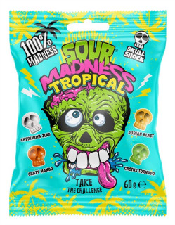 Sour Madness 60g Tropical cena za kartonové balení