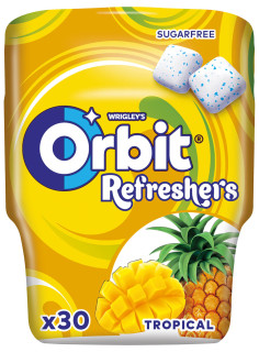 Orbit Refreshers dóza Tropical 67g