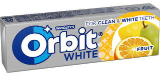 Orbit White Fruit dražé 14g cena za kartonové balení
