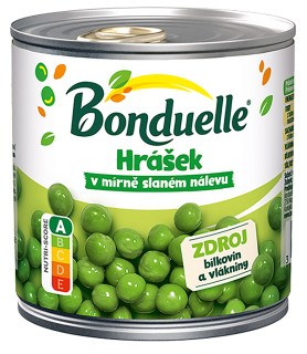 Bonduelle Hrášek v mírně slaném nálevu 425ml