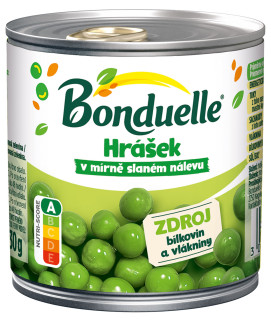 Bonduelle Hrášek v mírně slaném nálevu 212ml