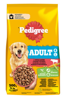 Pedigree granule M/L ADULT hovězí 500g