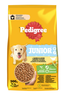 Pedigree granule M/L JUNIOR 500g s kuřetem