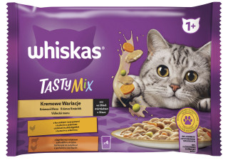 Whiskas Creamy Creations ve šťávě 4x85g