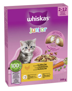 Whiskas granule Junior Kuře 300g