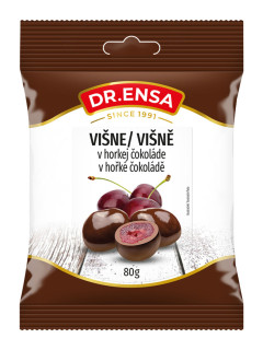 Dr.Ensa Višně v hořké čokoládě 80g