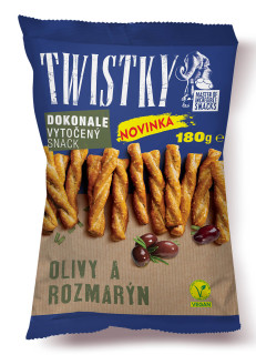 Twistky pečené Olivy Rozmarýn 180g