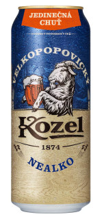 Kozel Nealko Polotm pivo 500ml cena za kartonové balení