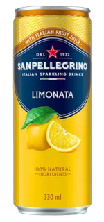 San Pellegrino Limonata Citron 0,33l plech